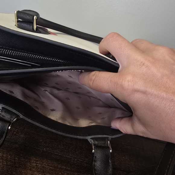 NWT Kate Spade Cameron Satchel Purse Handbag And Wallet Color Block - Picture 9 of 16